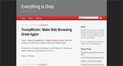 Desktop Screenshot of everythingisgray.com